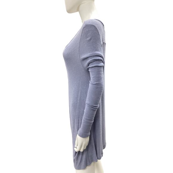 We The Free - Free People Tunic Women’s Size M Fine Knit Deep V-Neck Long Sleeve - Picture 3 of 5